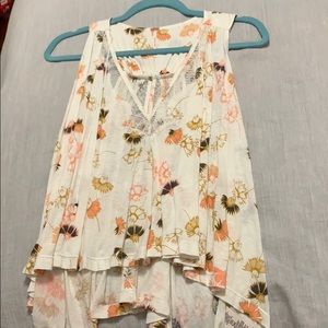 Free People Floral Blouse